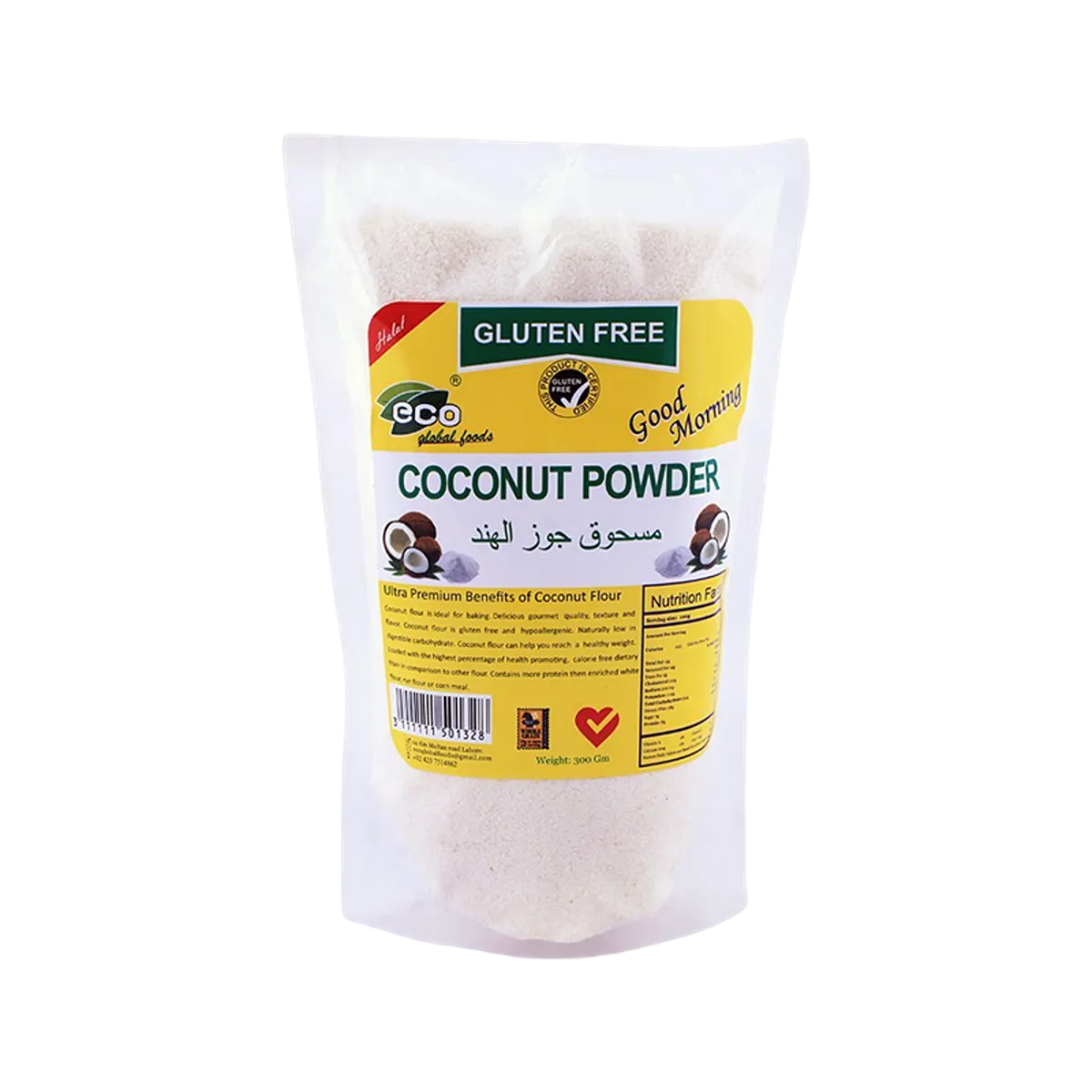 Eco Food Gluten Free Coconut Powder 300g