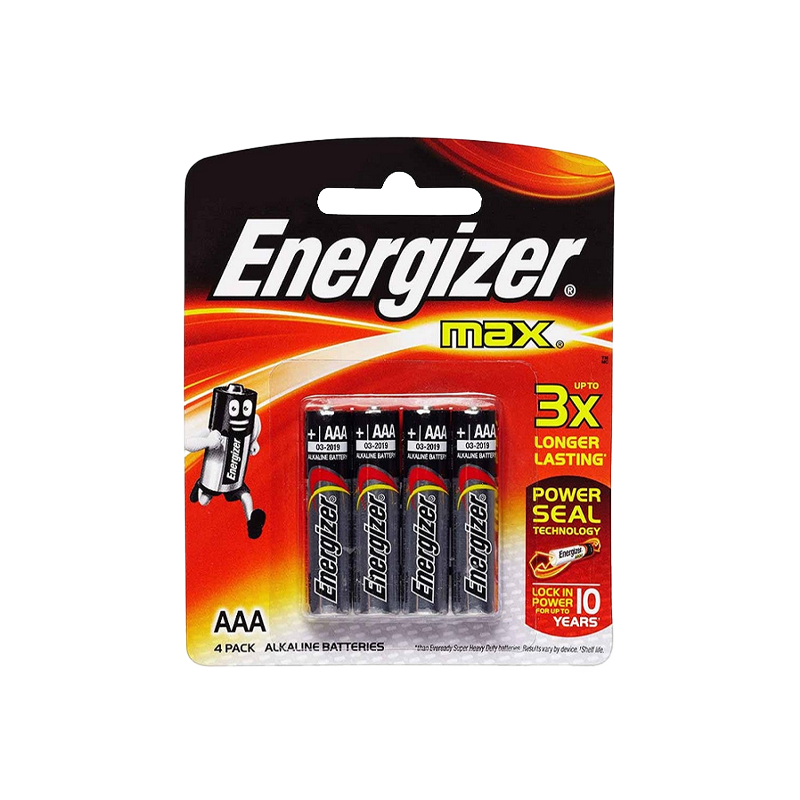 Energizer Batteries AAA-4 2016 No Max