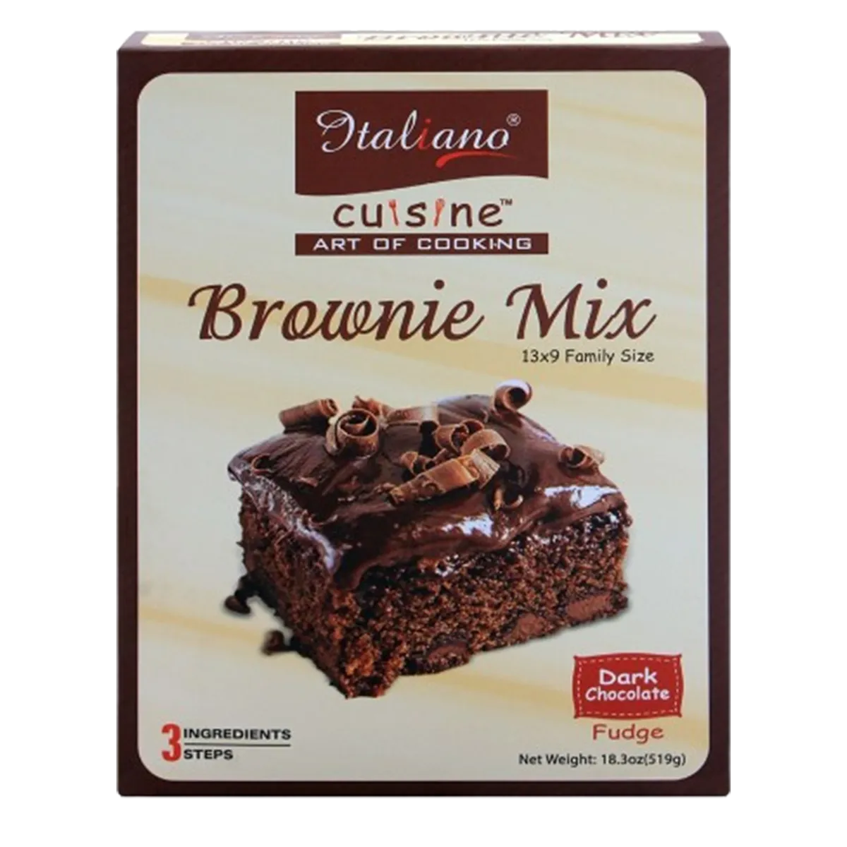 Italiano Brownie Mix Fudge 519g