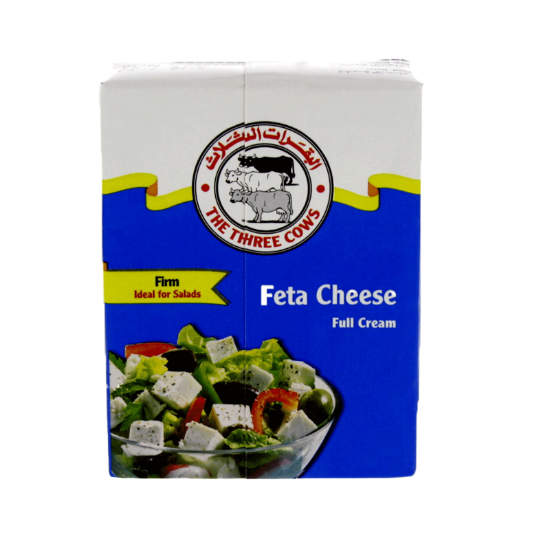 The Three Cows Feta Cheese Firm Full Cream