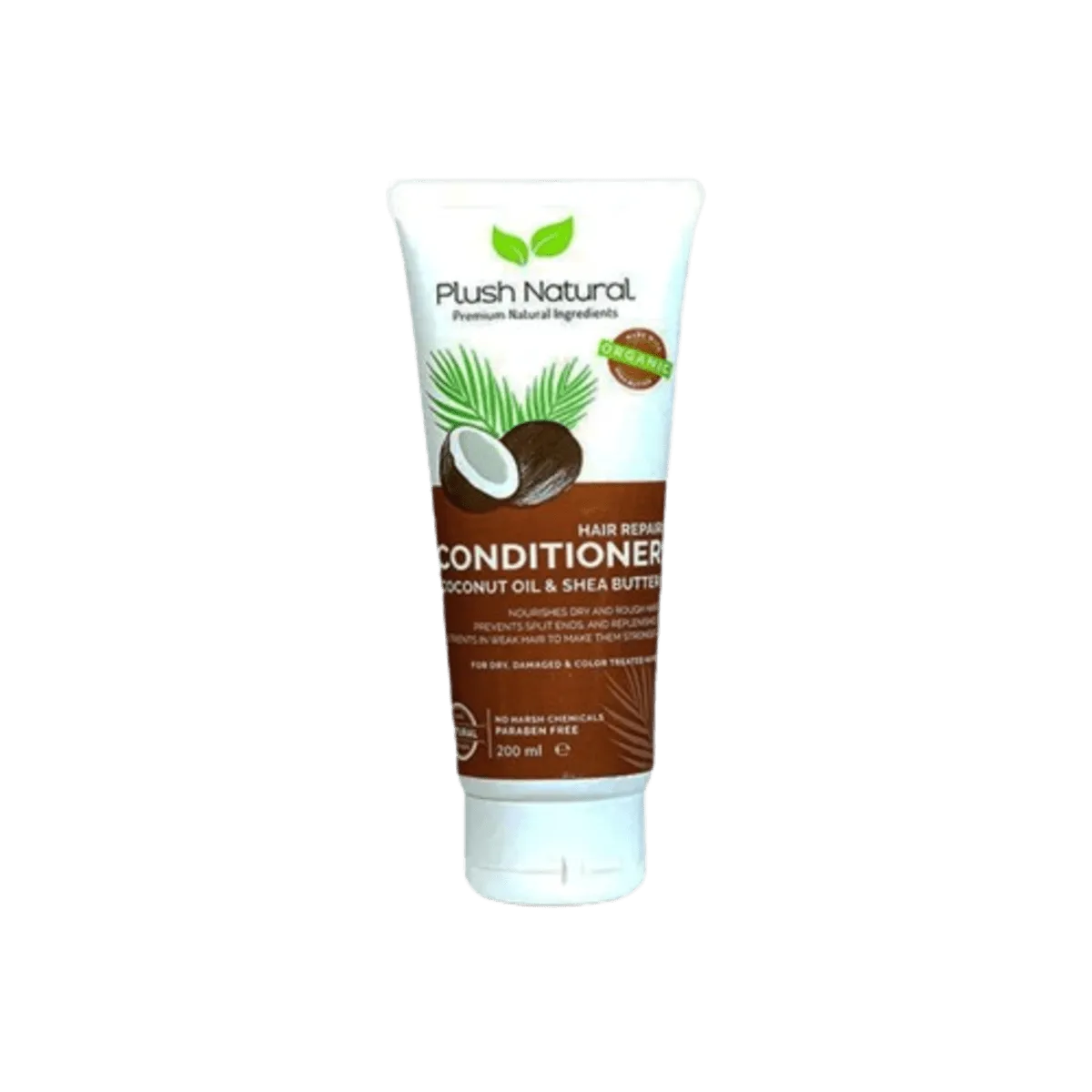 Plush Natural- Coconut Oil & Shea Butter Hair Repair Conditioner