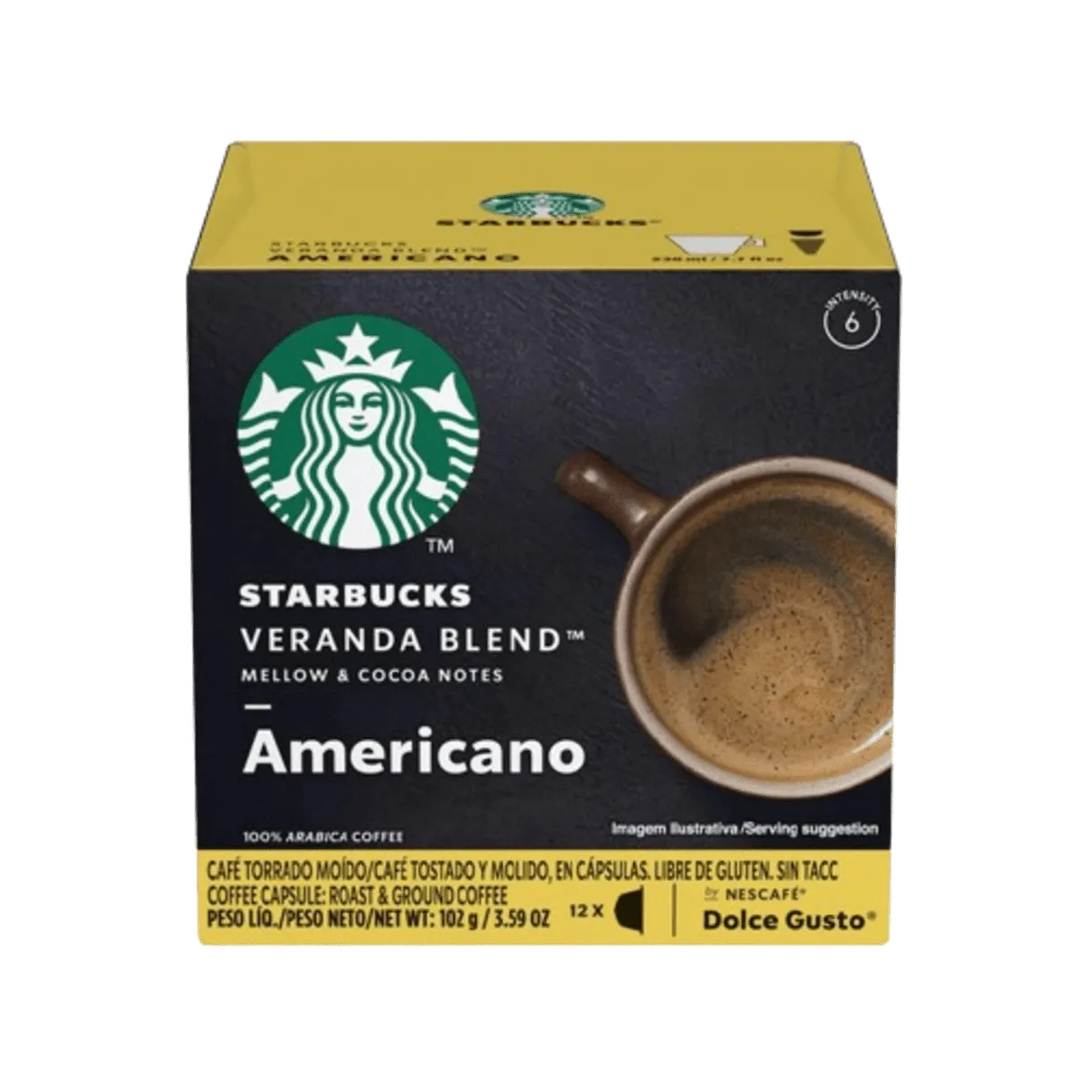 Starbucks Coffee Caps Americano Veranda Blend 12pod