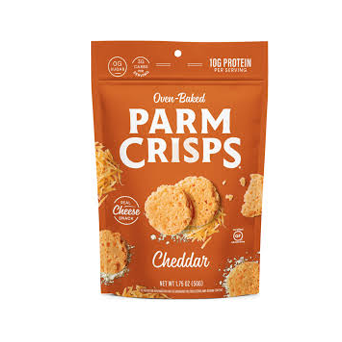 Parm Crisps, Oven Baked Cheddar Parm Crisps, Case Of 12, 1.75 oz