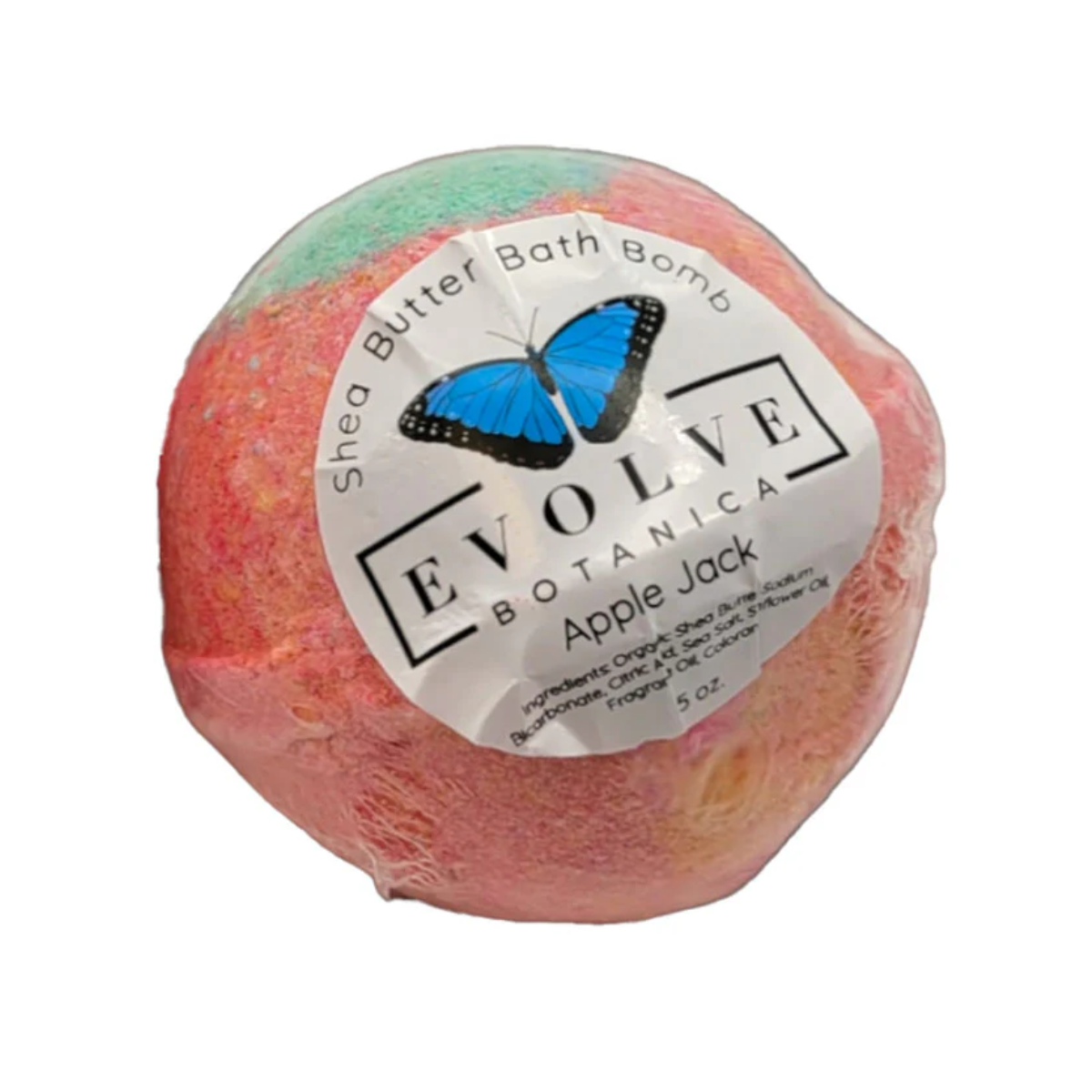 Evolve Botanica + Bath Bomb - Apple Jack (Seasonal - Fall) + Case of 6 + 5 oz
