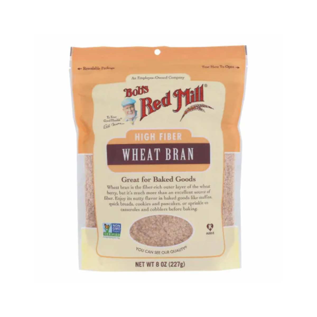 Bob's Red Mill, Wheat Bran, Case Of 4, 8 oz