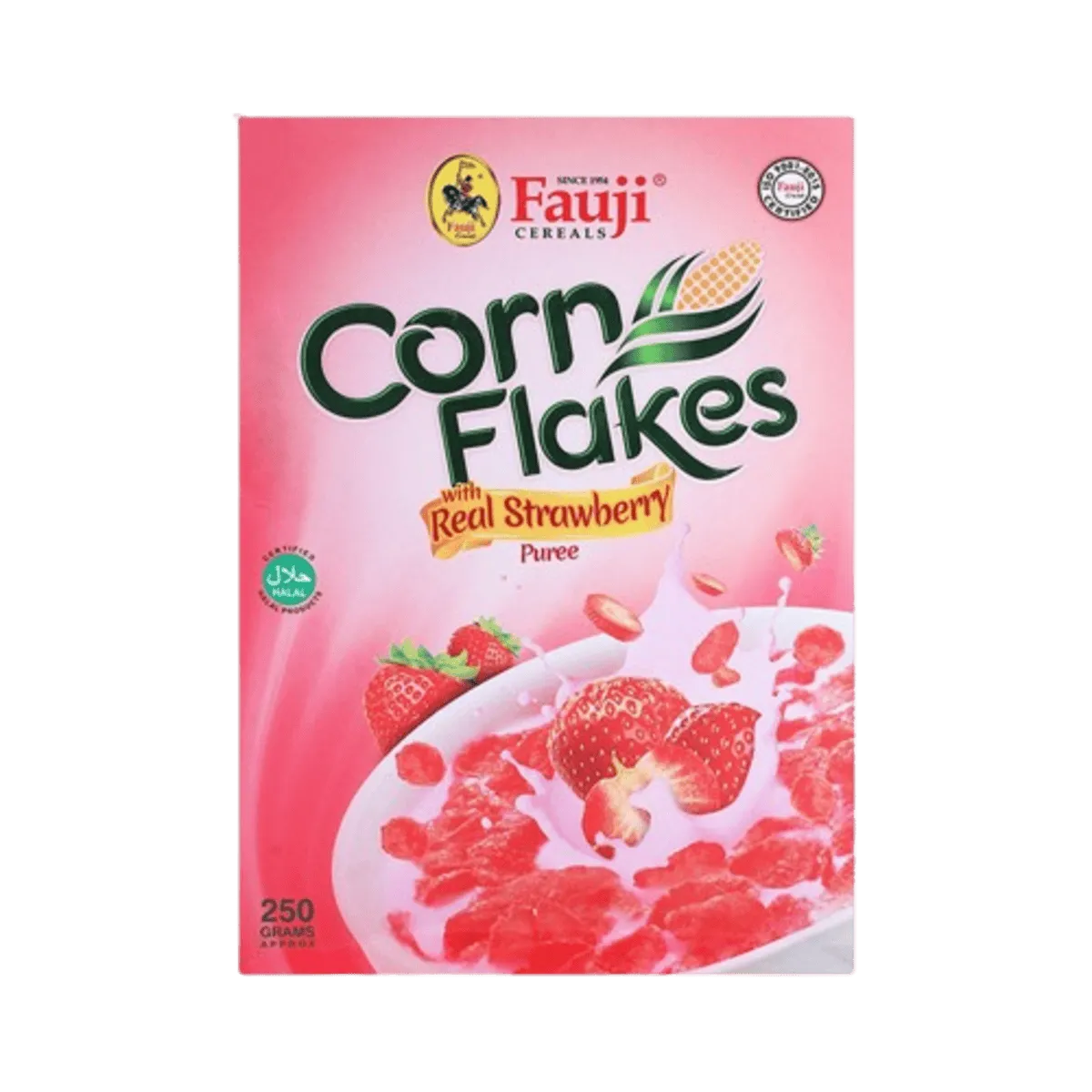 Fauji Corn Flakes with Real Strawberry