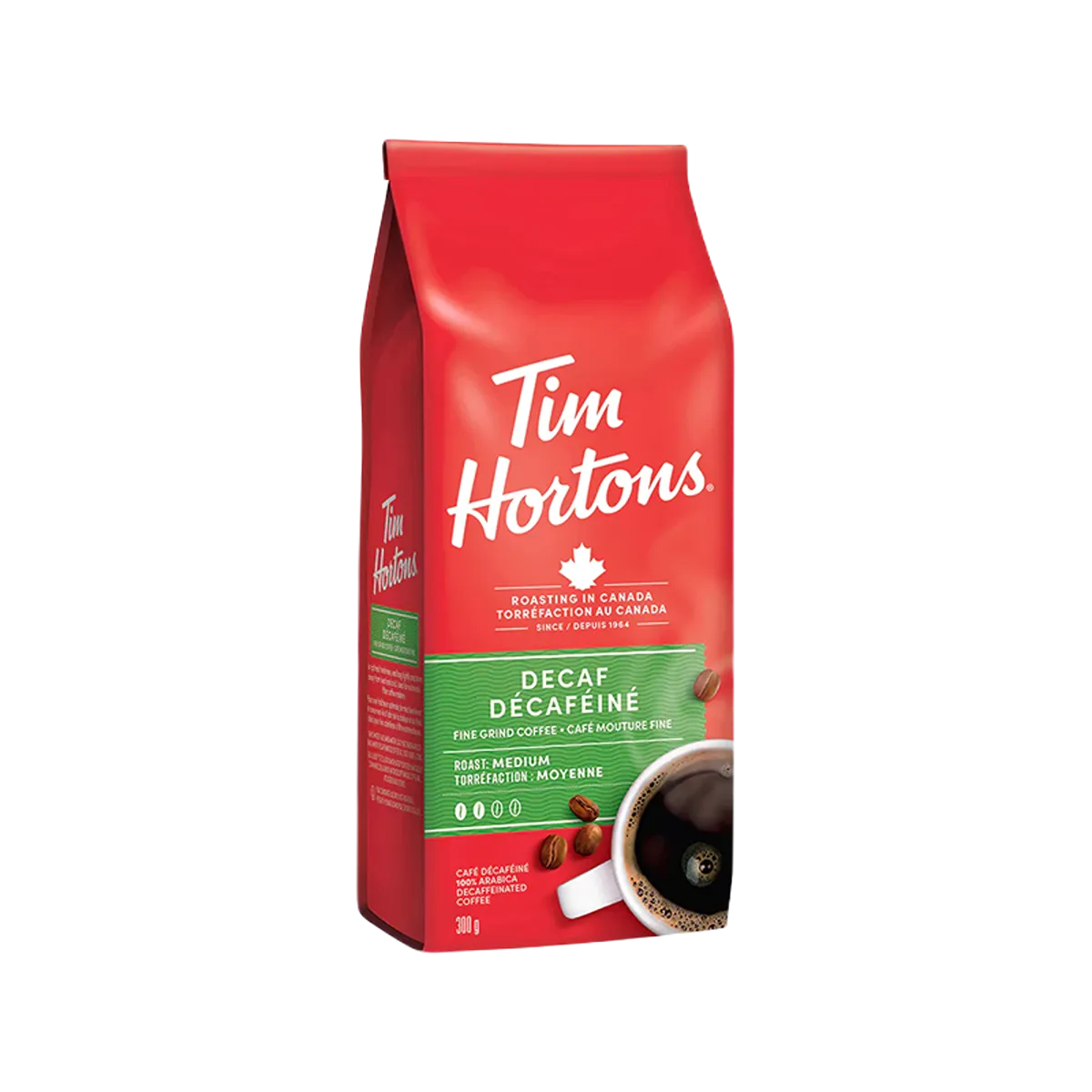 Tim Hortons Decaf Ground Coffee 300g