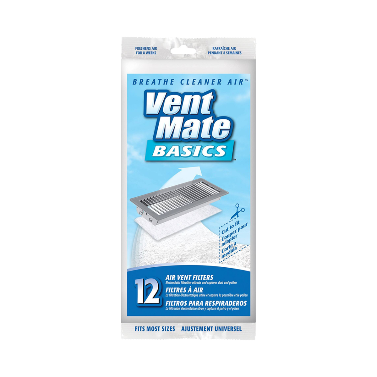 Vent Mate Cat & Dog Access (Breathe Cleaner Air, Wellness Pack,8 Filters)
