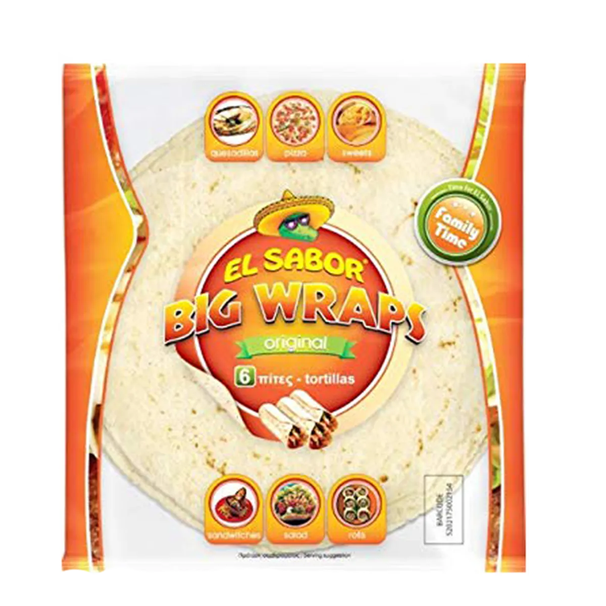 El Sabor Traditional Big Original Wraps