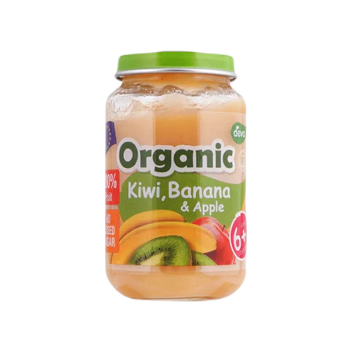 Deva Organic Kiwi Banana And Apple 6+ 200 gm