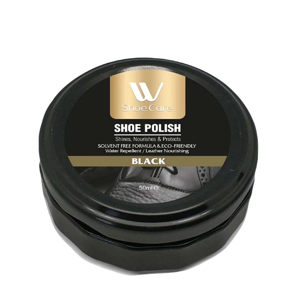 WMB Shoe Polish Black Tin 50ml