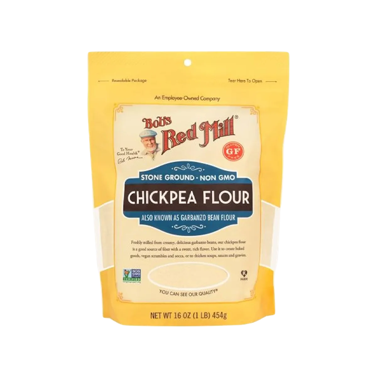 Bobs Red Mill Stone Ground Chickpea Flour 454g