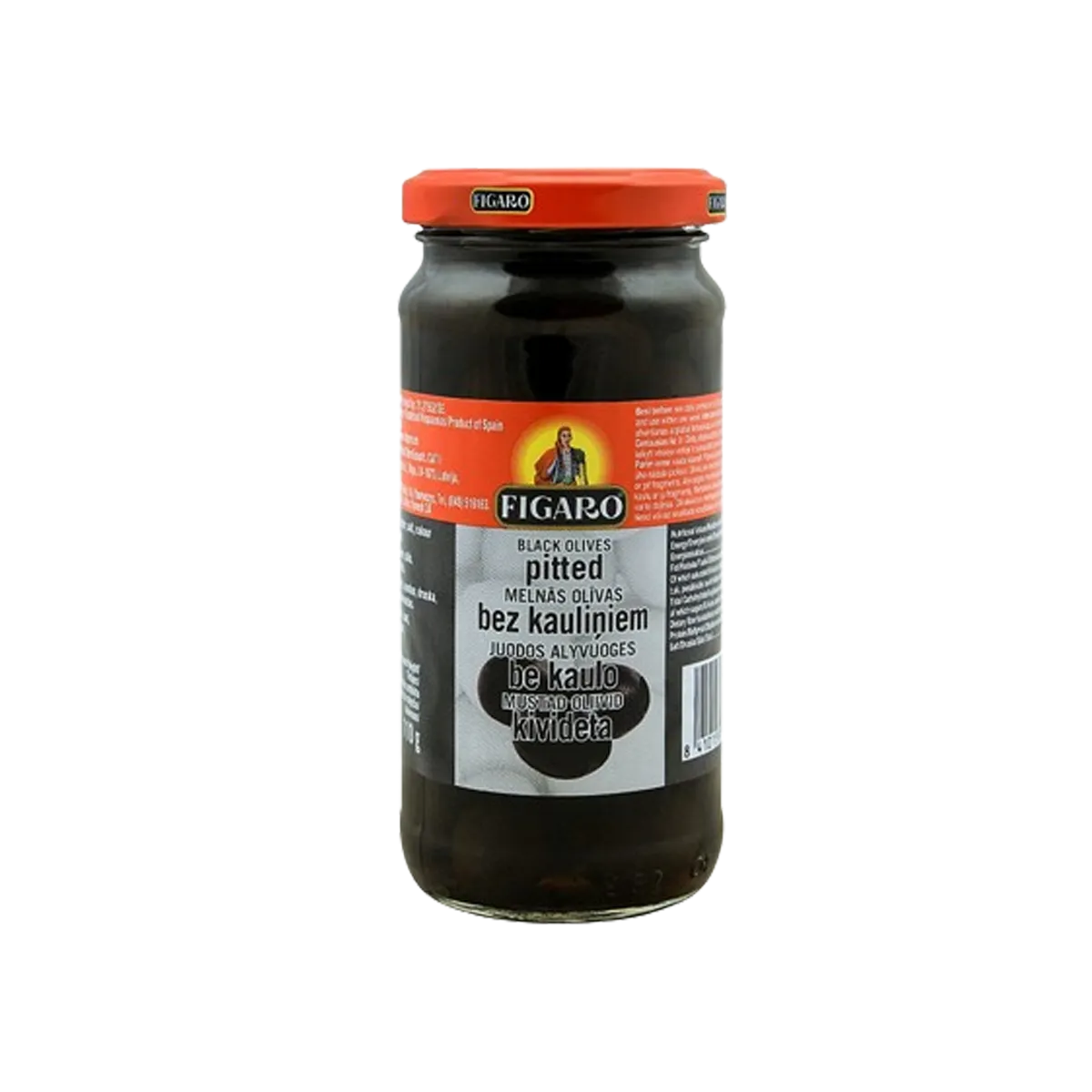 Figaro Black Olive Pitted 240g